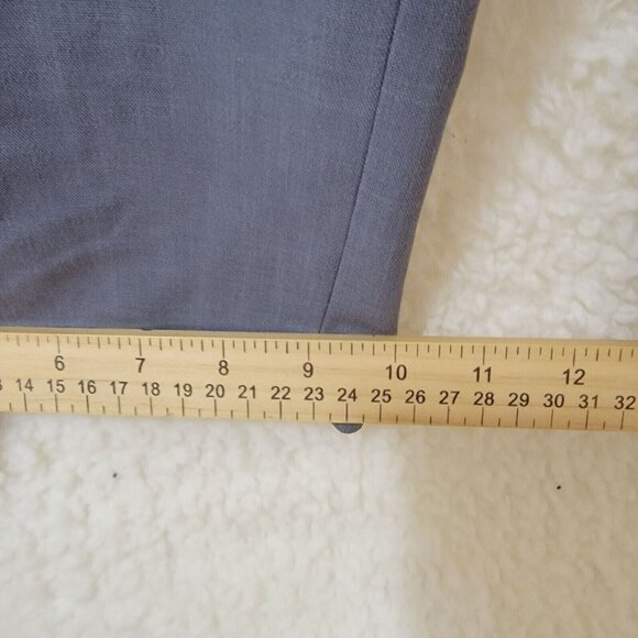 Banana Republic Casual Pants‎ Womens 10 Gray 28X32 High rise Wide Leg Pockets - Picture 7 of 9